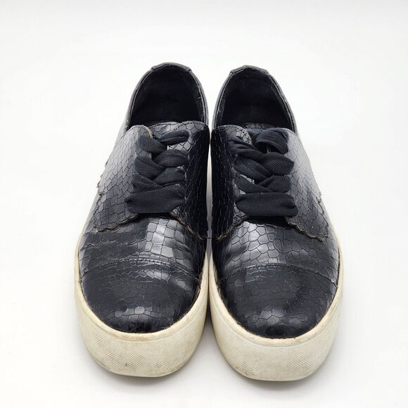 F-Troupe Butterfly Lace Up Snake Flatforms Size 41 - Picture 2 of 9